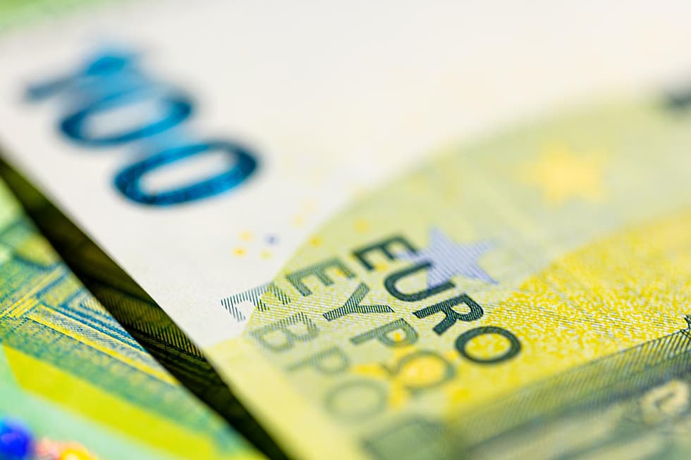 Euro Geldscheine In Nahaufnahme